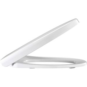 Pressalit - Serie 300 Plus - Toiletzitting - Wit - RVS Scharnieren