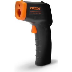 Cozze - Thermometer Infrarood tot 530 Graden - Kunststof - Zwart -