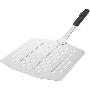 Cozze - Pizzaschep met Gaatjes Aluminium 75 cm - Aluminium - Zilver -