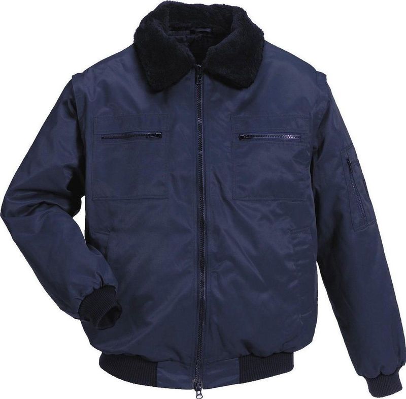 Mascot - 00520-620 - Pilotenjas - Marine - Waterafstotend, Afneembare Bontkraag, OEKO-TEX® STANDARD 100