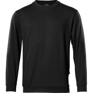 Mascot - Crossover Sweatshirt - Zwart - Gekamd Katoen - Comfortabel en Warm