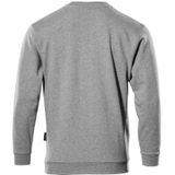 Mascot - Crossover Sweatshirt - Grijs-Gemêleerd - Gekamd Katoen