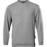 Mascot - Crossover Sweatshirt - Grijs-Gemêleerd - Gekamd Katoen