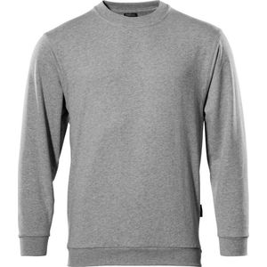 Mascot - Crossover Sweatshirt - Grijs-Gemêleerd - Gekamd Katoen