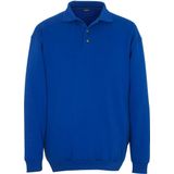 Mascot - Crossover Polosweatshirt - Korenblauw - Gekamd Katoen
