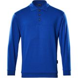 Mascot - Crossover Polosweatshirt - Korenblauw - Gekamd Katoen