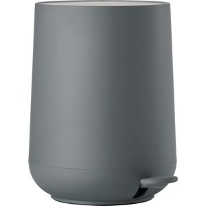 Zone Denmark Nova Pedaalemmer Dia. 5 liter Grey prullenbak ABS kunststof badkamer keuken toilet grijs
