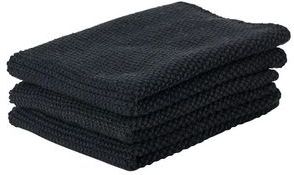 Zone Denmark - Lappen - Zwart - 27 x 27 cm - 3 Stuks