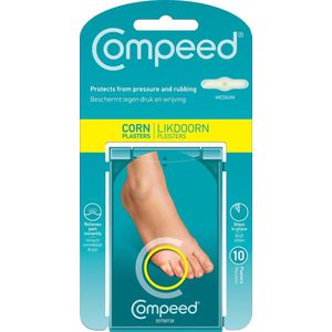 Compeed Medium Likdoornpleisters - Likdoornpleisters bieden directe pijnverlichting, snellere genezing - 10 stuks