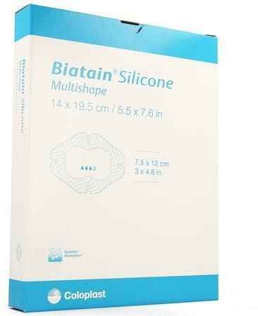 Coloplast - Biatain Silicoon Multishape - 14,0X19,5Cm - 5 Stuks
