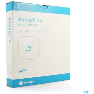 Coloplast - Biatain Ag Schuimverband - 10x10cm - Verticale Absorptie