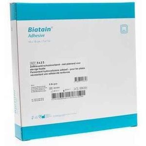 Biatain Schuimverband Adhesive 18,0x18,0cm 5 33421  -  Coloplast