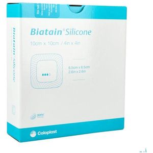 Coloplast - Biatain Silicoon Schuimverband - 10,0x10,0cm - Verticale Absorptie
