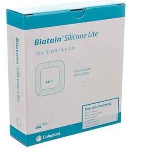 Biatain - Silicone Lite - Gaaskompressen - 10x10cm - 10 Stuks