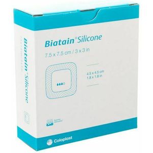 Biatain - Silicone - Schuimverband - Geschikt voor Exsuderende Wonden