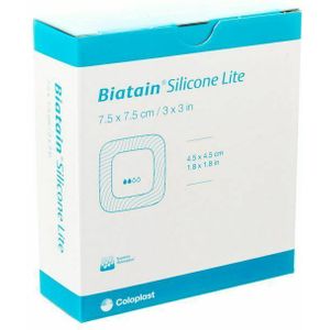 Biatain - Silicone Lite - Schuimverband - Flexibel - Voor Exsuderende Wonden
