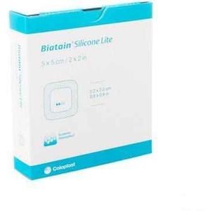 Biatain Silic. Lite Schuimverb 5,0x 5,0 5 33452  -  Coloplast