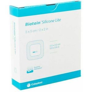 Biatain - Silicone Lite - Schuimverband - Wit - Silicone - 3DFit Technology