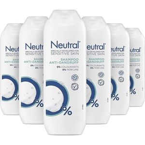 Neutral 0% Shampoo - Anti-Roos - bevat 0% parfum en 0% kleurstoffen - 8 x 250 ml