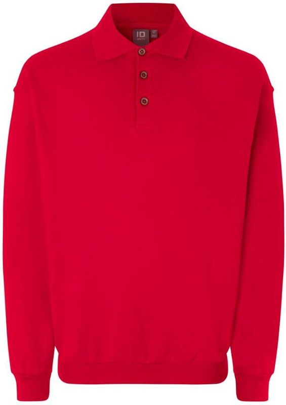 Pro Wear by Id 0601 Polo sweatshirt klassiek Rood maat S