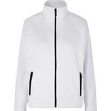 Pro Wear ID 0805 Ladies Microfleece Cardigan White Size XL