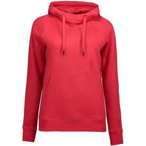 Pro Wear - ID 0637 Core Ladies Hoodie - Rood - Katoen