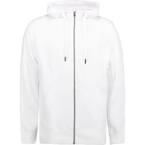 ID Hoodie Core Vest met Rits Heren Wit