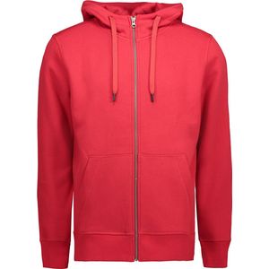 ID Hoodie Core Vest met Rits Heren Rood