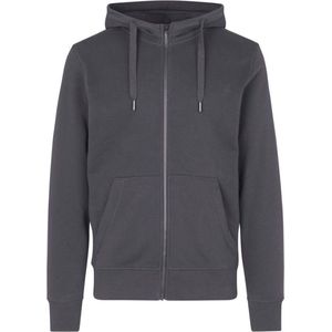 ID Hoodie Core Vest met Rits Heren Zilvergrijs