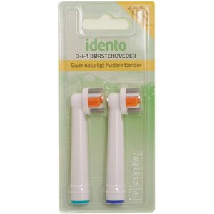 Idento - 3-In-1 Opzetborstels - 2 st