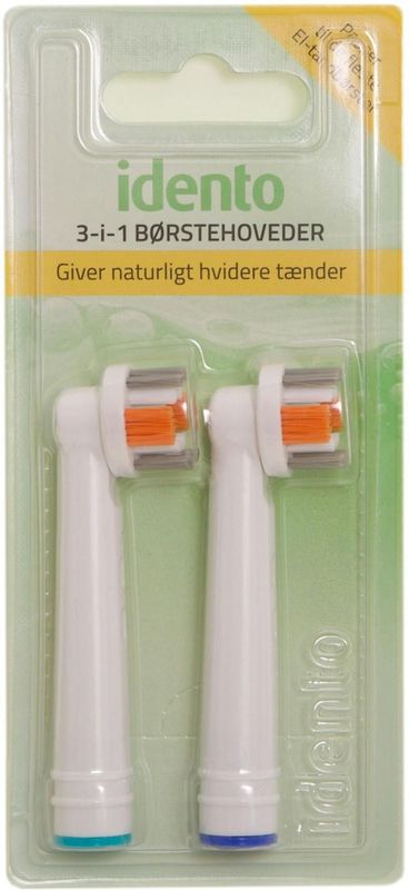 Idento - 3-In-1 Opzetborstels - 2 st