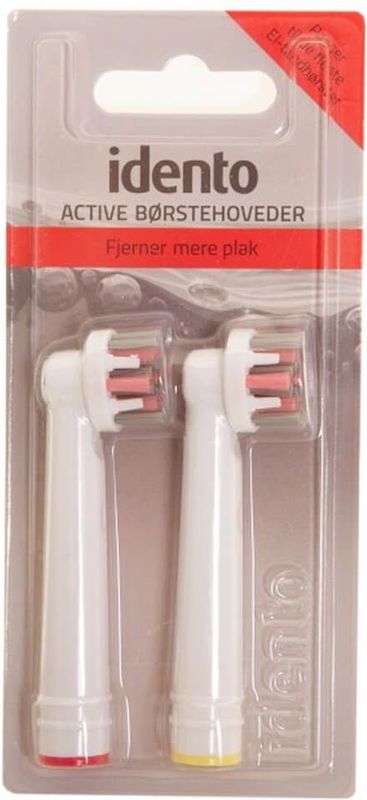 Idento - Tandenborstelhoofden - Actief - 2 Pack