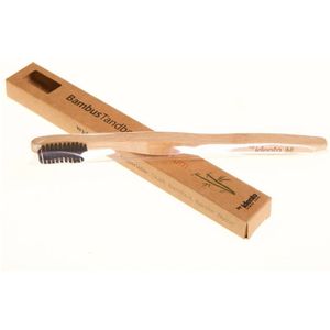Idento - Bamboo Tandenborstel - Zacht - Bamboe