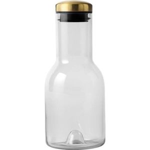 Audo Copenhagen - Bottle Karaf - 0,5L - Smoke/Messing - Glas