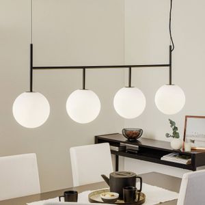Audo Copenhagen - TR Bulb Suspension Frame Hanglamp Black/Matt Opal