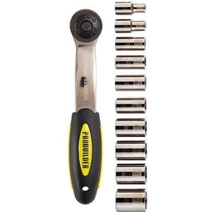 Probuilder - Topnøglesæt - Dopsleutels - CVR Stål - 11 Onderdelen