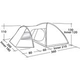 Easy Camp Eclipse 300 Rustic Green tent 3 personen