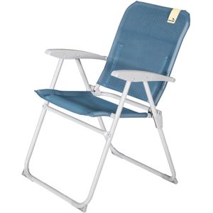 Easy Camp Swell, 100 kg, Campingstuhl, 4 Bein(e), 4,2 kg, Polyester, Polyvinylchlorid (PVC), Blau
