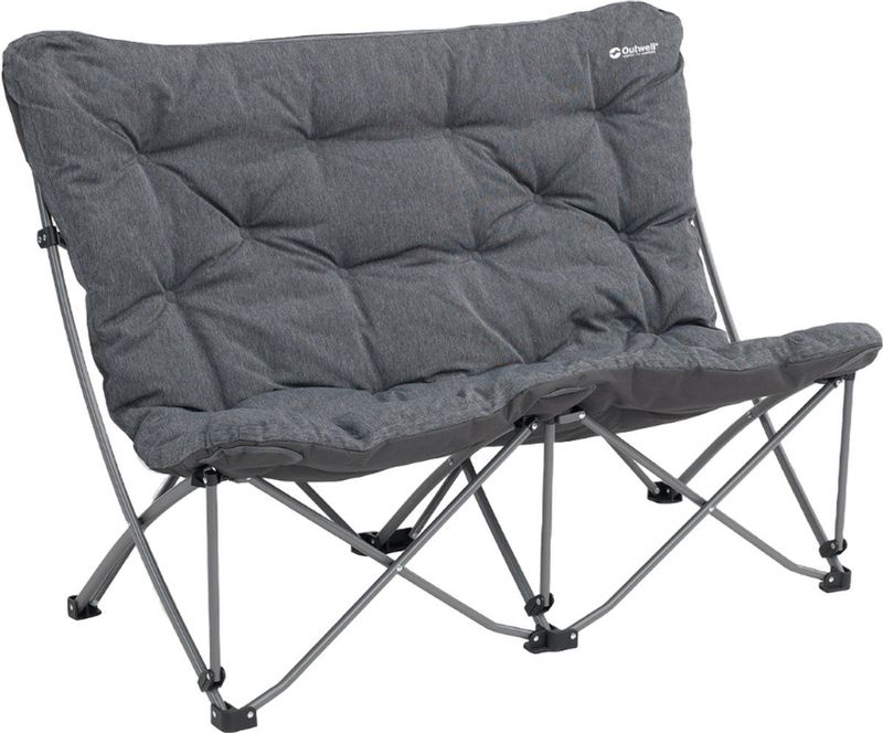 Outwell - Fremont Lake - Loungebank - Grijs - Gepoedercoat Staal - 2x120 kg