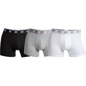 CR7 - Boxershorts - Grijs Gemêleerd - 3 Pack