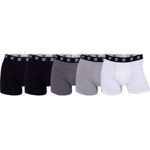 CR7 - Boxershorts - Zwart/Grijs/Wit - Katoen - 5 Stuks