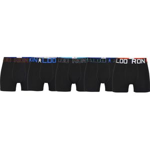 CR7 - Boxershorts - Zwart - 5-pack - Lange Pijp - Stretchkatoen