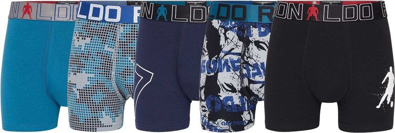 CR7 jongens 5P boxers basic print multi