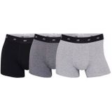 CR7 - 3P Bamboe Boxershorts - Grijs en Zwart - Heren 3-pack met Lange Pijp