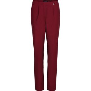 Robell Marie Dames Comfort Stretch Broek - Bordeaux Rood - EU40