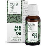 Australian Bodycare Pure Tea Tree Olie 30 ml - 100% puur natuurlijke Tea Tree Olie uit Australië tegen huidproblemen - Houdt de goede flora op de huid in balans - Effectief bij jeugdpuistjes en pukkeltjes