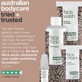 Australian Bodycare - Anti-Puistjes Pakket - Gezichtsverzorgingsset - Tea Tree Olie - 100ml Reiniger + 150ml Tonic + 50ml Crème + 9ml Stick