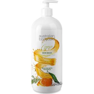 Australian Bodycare Professionele Citrus Skin Wash - 1000ml Professionele douchegel met Teatree Olie en citrus voor dagelijks gebruik