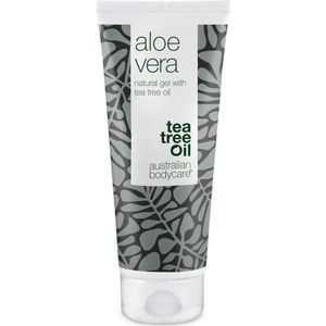 Puur Aloë Vera gel met Tea Tree Olie - Aftersun bij zonnebrand en geïrriteerde huid