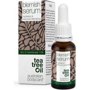 Anti-Puistjes Niacinamide Serum — 10% Niacinamide, 1% Zink en Tea Tree Olie tegen puistjes en onzuivere huid